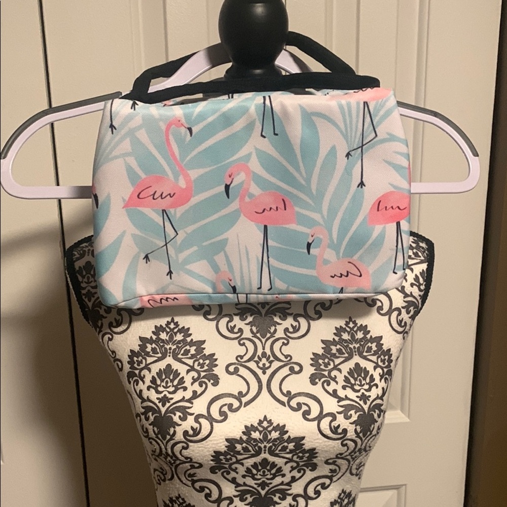 Flamingo Print Insulated Lunch Bag/Small Cooler